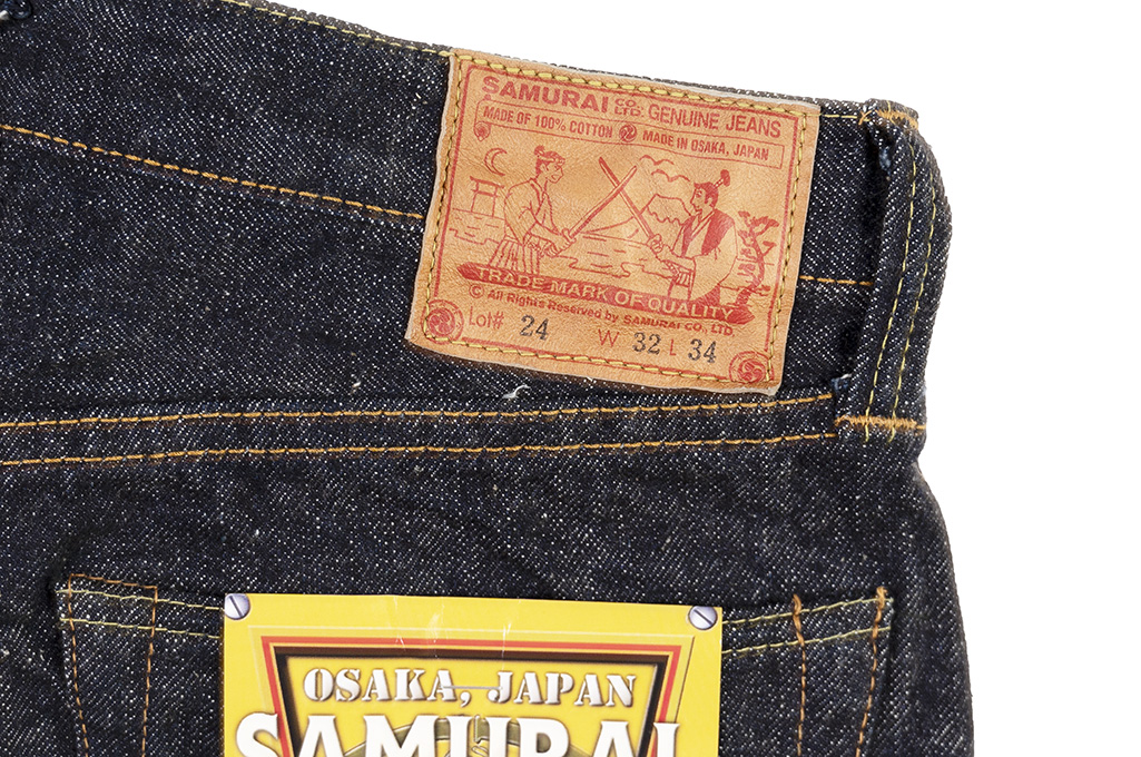 Samurai S0511XXII 15oz Texas Cotton Indigo Denim Jean - Slim Tapered