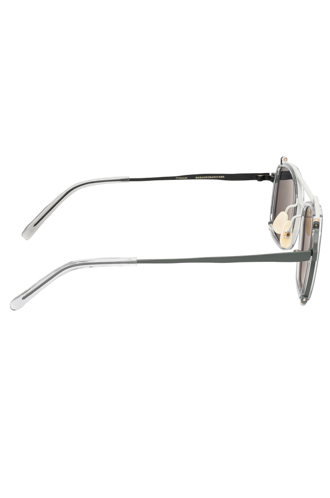 Masahiro Maruyama Titanium Sunglasses - MM-0081 / #2 / Clear Gray/Dark