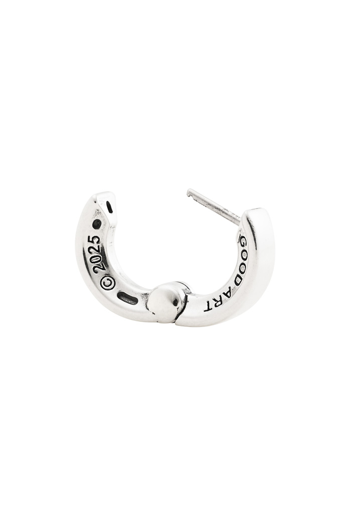 Good Art Sterling Silver Earring - Smooth Rondel