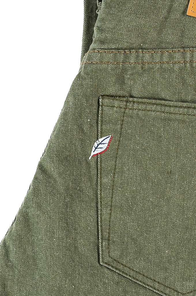 Pure Blue Japan 12oz Selvedge Chinos - 1181-OLV-019 - Olive Relaxed Tapered