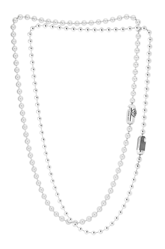 Good Art Sterling Silver Poplock Ballchain Necklace - 2026 Revised Edition