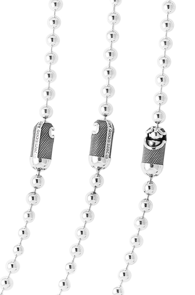 Good Art Sterling Silver Poplock Ballchain Necklace - 2026 Revised Edition