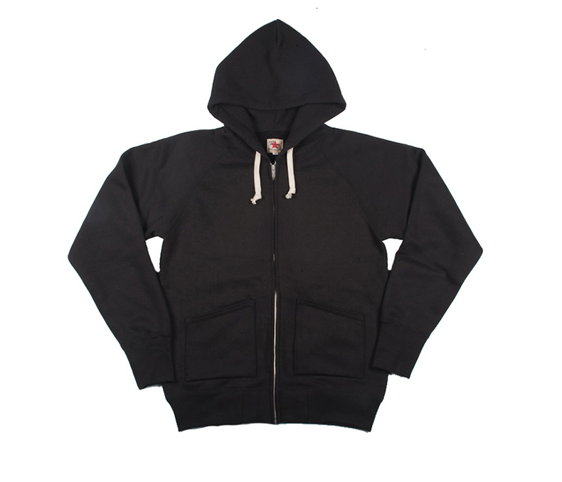 Strike Gold Heavy Loopwheeled Zip Hoodie - Black