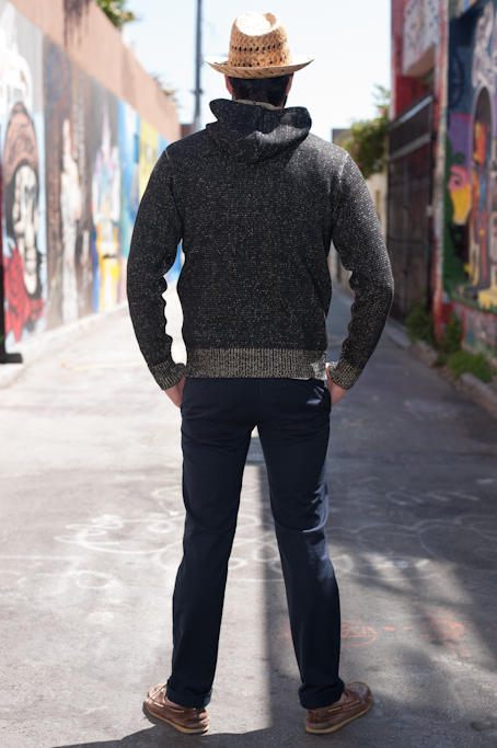 Stevenson Hilts Slim Chinos - Navy