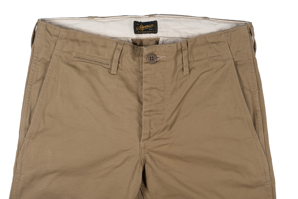 Stevenson Hilts Slim Chinos - Khaki